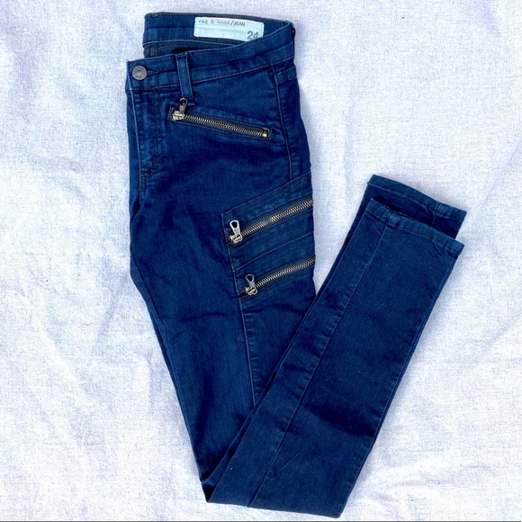 rag & bone Denim - Rag & Bone Darkwash Low Rise Jeans | Size 24”